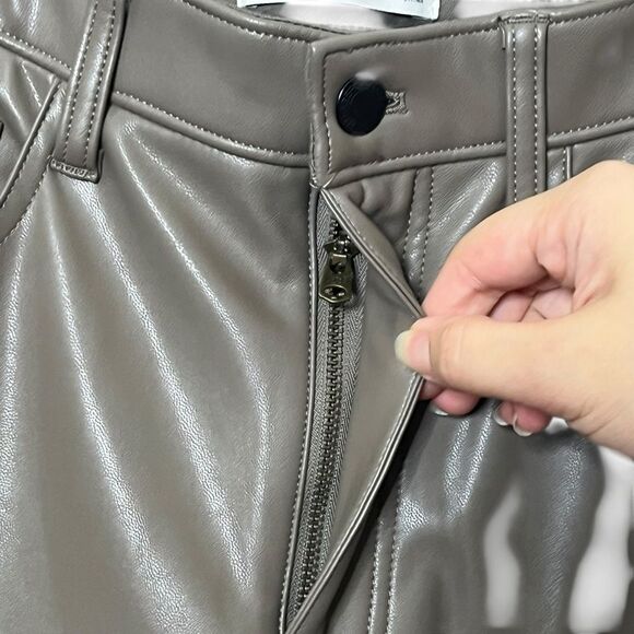 Abercrombie & Fitch 90s Straight Ultra High Rise Pants Women’s Size 26 Taupe - Picture 8 of 12